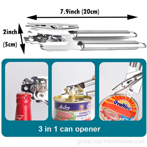 China Manual Durable Stainless Steel Heavy Duty Can Opener Manufactory